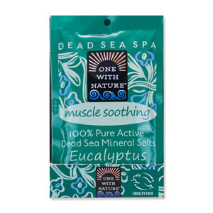 One With Nature Dead Sea Mineral Eucalyptus Bath Salts - Small