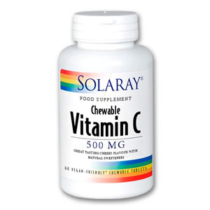 Solaray Vitamin C (Chewable) - 500mg