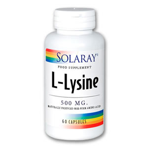 Solaray L-Lysine (Free Form Amino Acid) - 500mg