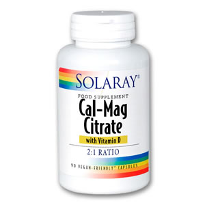 Solaray Cal-Mag Citrate with Vitamin D