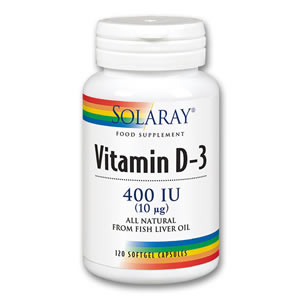 Solaray Vitamin D-3 400iu