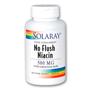 Solaray No Flush Niacin - 500mg